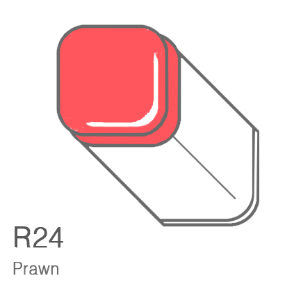 Маркер Copic R24 Prawn / Креветка поштучно