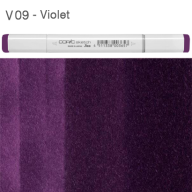 Маркер с кистью Copic Sketch V09 Violet / Фиолетовый поштучно - Маркер с кистью Copic Sketch V09 Violet / Фиолетовый поштучно купить в официальном магазине Копик Клаб Copic.Club с доставкой по всему миру