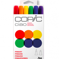 Copic Ciao 6 Primary набор маркеров &quot;Базовые&quot; - Copic Ciao 6 Primary набор маркеров "Базовые"