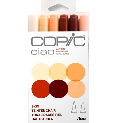 Copic Ciao 6 Skin набор маркеров "Телесные"