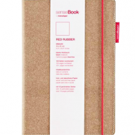 Блокнот SenseBook Red Rubber L на резинке с кожаной обложкой клетка А4 80 гм - Блокнот SenseBook Red Rubber L на резинке с кожаной обложкой клетка А4 / 80 гм купить в магазине Copic.Club с доставкой по всему миру