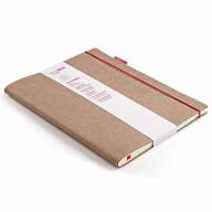 Блокнот SenseBook Red Rubber L на резинке с кожаной обложкой клетка А4 80 гм - Блокнот SenseBook Red Rubber L на резинке с кожаной обложкой клетка А4 / 80 гм купить в магазине Copic.Club с доставкой по всему миру